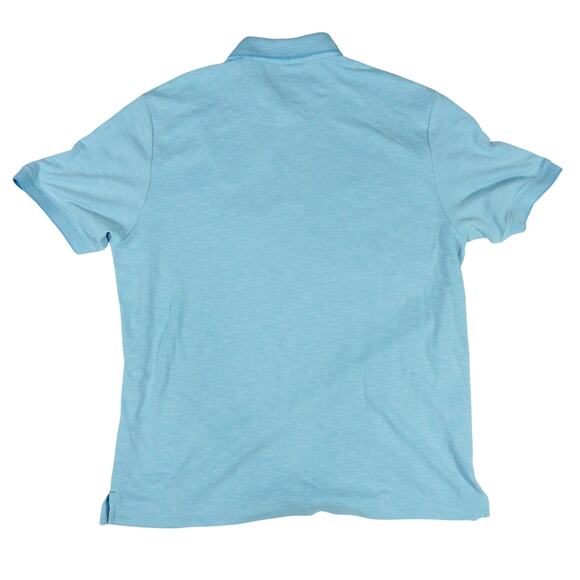 Tommy Bahama Island Zone Via Verde Golf Polo Shirt Blue Mens Large NWT - Picture 6 of 6